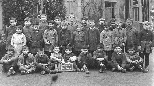 Bthisy St Pierre, photo de classe de garons 1958