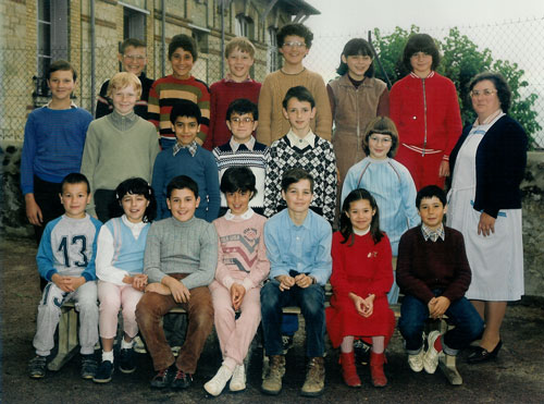 Ecole Mixte de CM2 en 1984