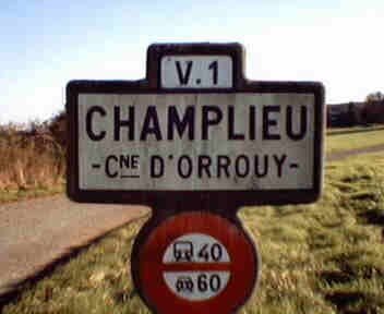 Champlieu commune d'Orrouy