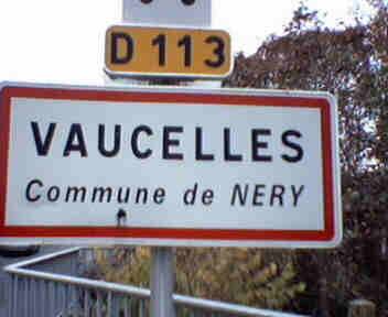 Vaucelles commune de Nry