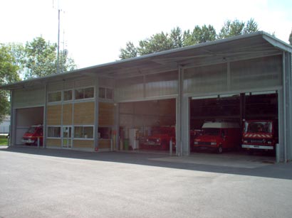 La caserne des pompiers de Bthisy St Pierre ( Oise ) 60