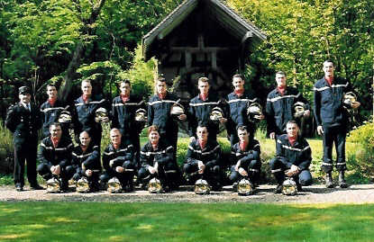 Photo des pompiers de Bthisy St Pierre prise en mai 2002 