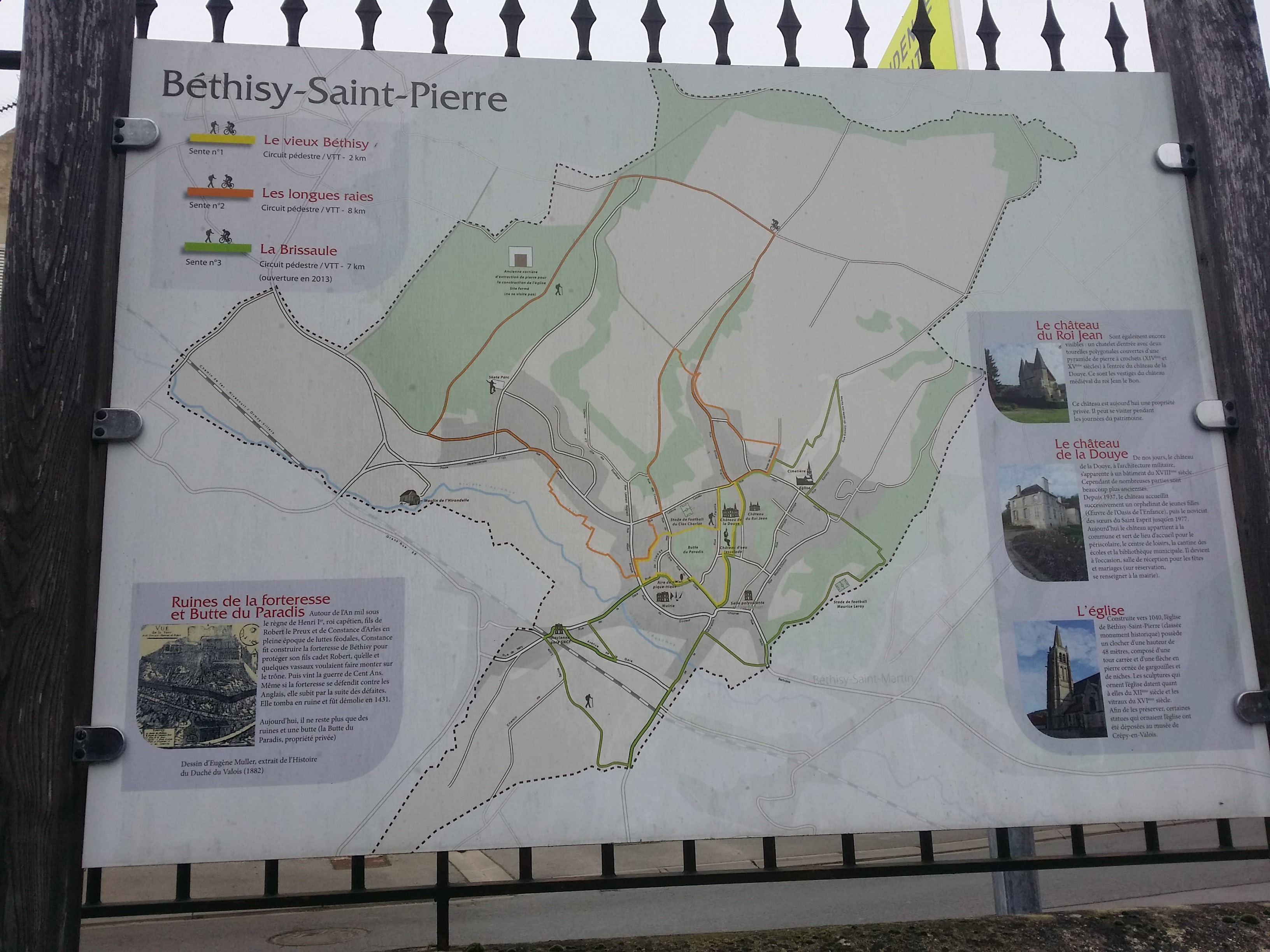 sentiers de randonne sur Bthisy Saint Pierre